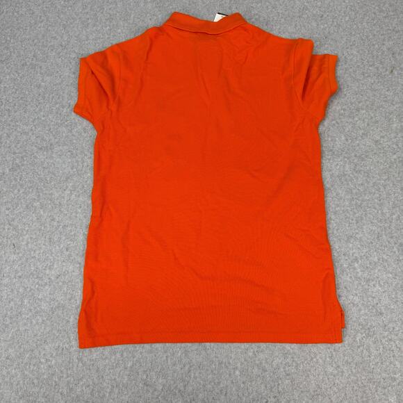 Polo Ralph Lauren Men's Small Orange Collared Shirt Short Sleeve Blue Pony NWT - Picture 5 of 5